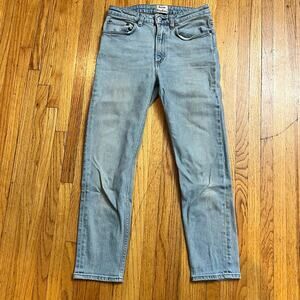 Acne Studios Jeans Womens 28 Patti Dirty LT VTG Blue Cropped Pants